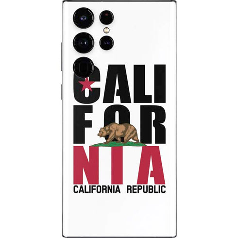 California White Block Galaxy S22 Ultra Skin