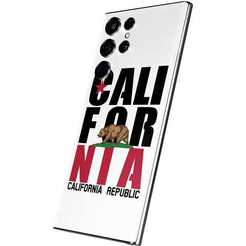 California White Block Galaxy S22 Ultra Skin