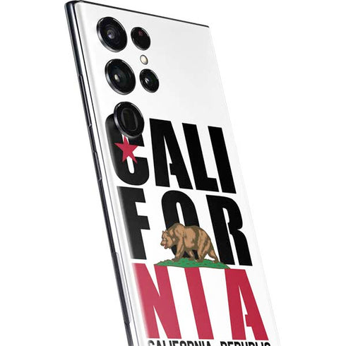 California White Block Galaxy S22 Ultra Skin