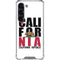 California White Block Galaxy S23 Clear Case