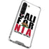 California White Block Galaxy S23 Clear Case