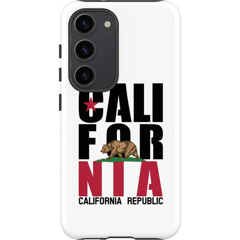 California White Block Galaxy S23 Pro Case