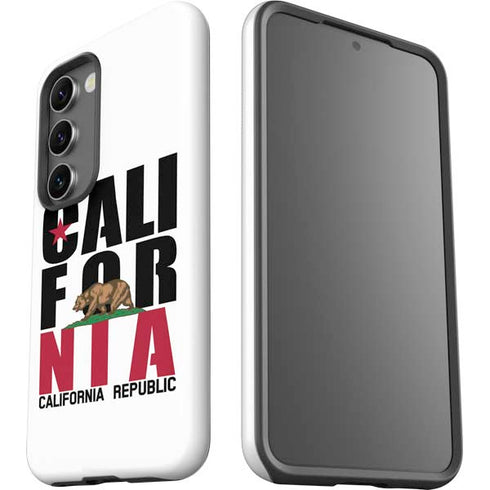 California White Block Galaxy S23 Pro Case