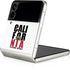 California White Block Galaxy Z Flip4 5G Skin