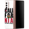California White Block Galaxy Z Fold2 5G Skin