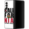 California White Block Galaxy Z Fold3 5G Skin