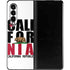California White Block Galaxy Z Fold3 5G Skin