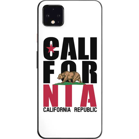 California White Block Google Pixel 4 XL Skin