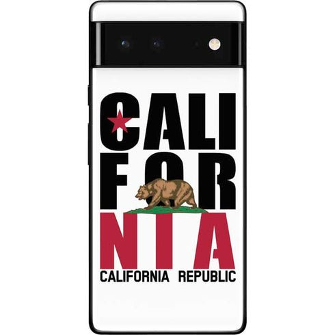 California White Block Google Pixel 6 Skin