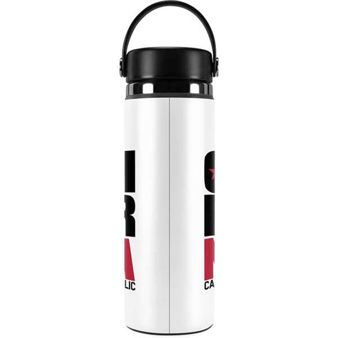 California White Block Hydro Flask 20oz Wide Mouth Skin