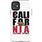 California White Block iPhone 11 Impact Case