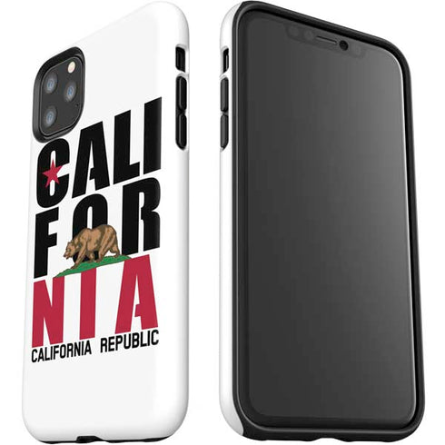 California White Block iPhone 11 Pro Max Impact Case