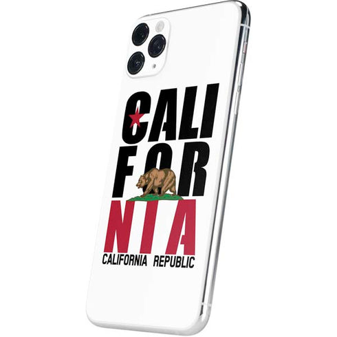 California White Block iPhone 11 Pro Max Skin