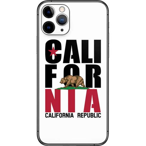 California White Block iPhone 11 Pro Skin