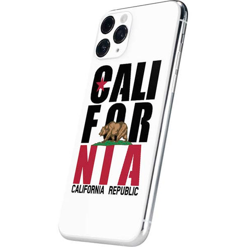 California White Block iPhone 11 Pro Skin