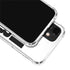 California White Block iPhone 12 Clear Case