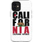 California White Block iPhone 12 Mini Impact Case