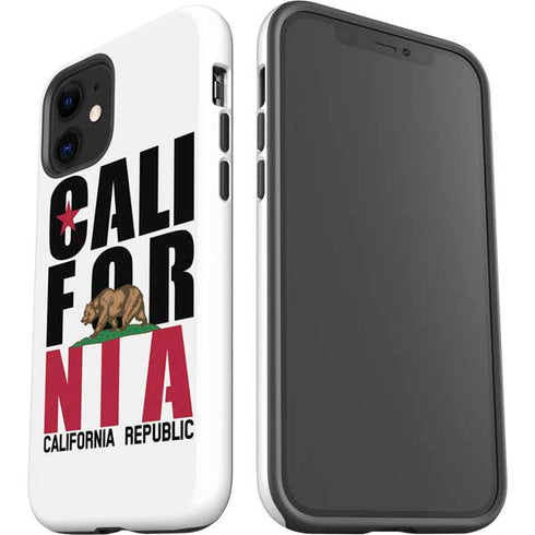 California White Block iPhone 12 Mini Impact Case