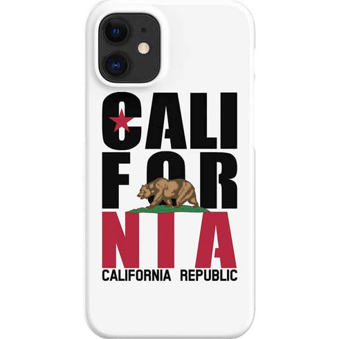 California White Block iPhone 12 Mini Lite Case