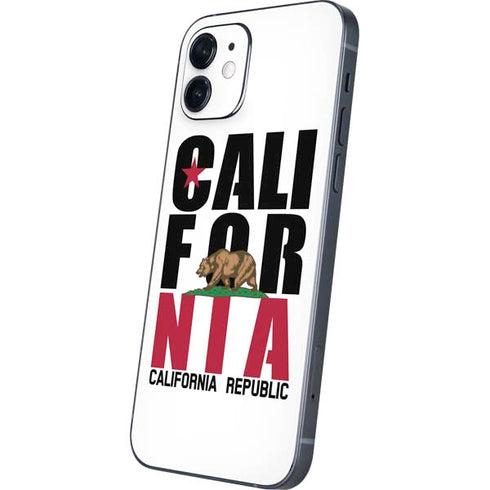 California White Block iPhone 12 Mini Skin