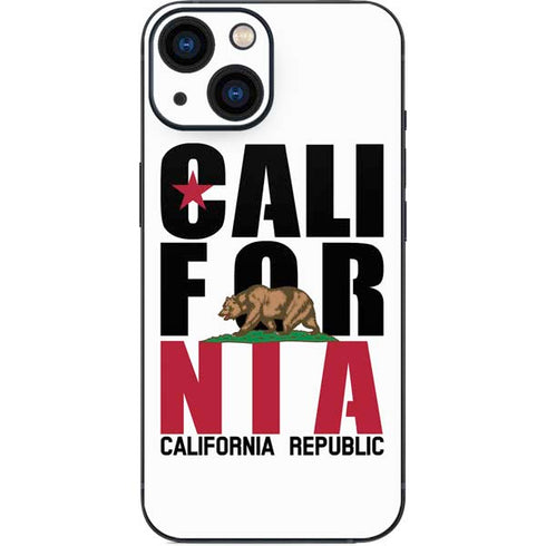California White Block iPhone 13 Mini Skin