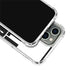 California White Block iPhone 13 Pro Clear Case