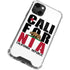 California White Block iPhone 14 Plus Clear Case
