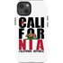 California White Block iPhone 15 Impact Case