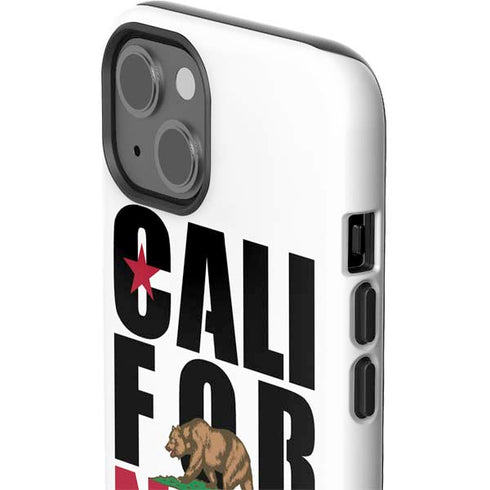 California White Block iPhone 14 Impact Case