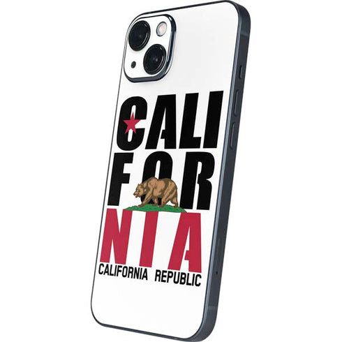 California White Block iPhone 14 Plus Skin