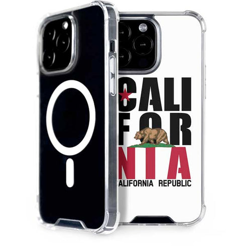 California White Block iPhone 15 Pro Max MagSafe Case
