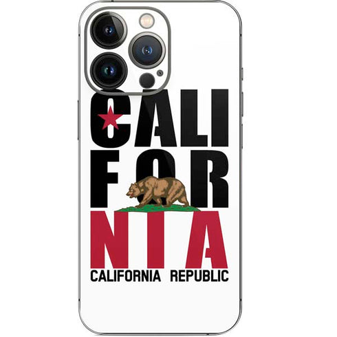 California White Block iPhone 14 Pro Skin