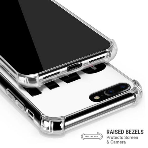 California White Block iPhone 7/8 Plus Clear Case