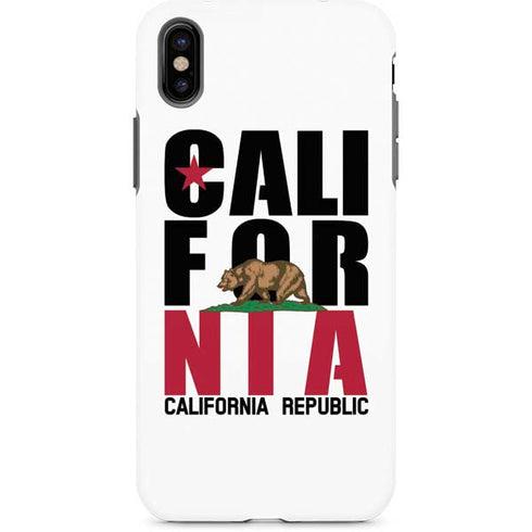 California White Block iPhone 8 Pro Case