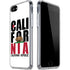 California White Block iPhone SE (2nd & 3rd Gen) Clear Case