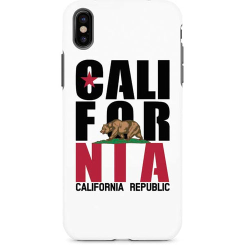 California White Block iPhone X Pro Case