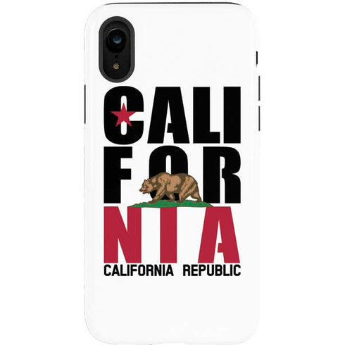 California White Block iPhone XR Pro Case