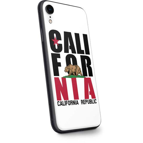 California White Block iPhone XR Skin