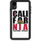 California White Block iPhone XR Waterproof Case