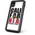 California White Block iPhone XR Waterproof Case
