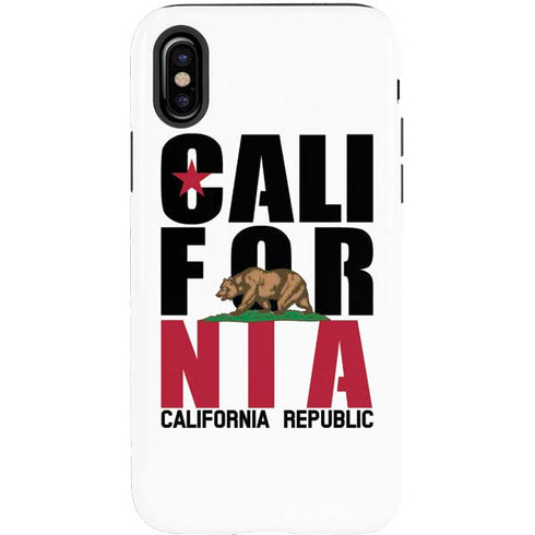 California White Block iPhone XS Pro Case
