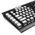 California White Block K95 RGB PLATINUM Mechanical Gaming Keyboard Skin