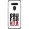 California White Block LG K51/Q51 Clear Case