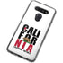 California White Block LG K51/Q51 Clear Case