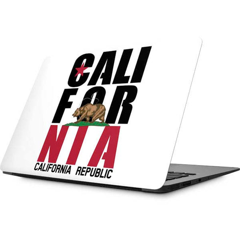 California White Block Apple MacBook Skin