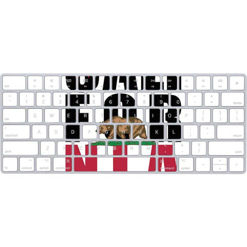 California White Block Magic Keyboard Skin