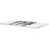 California White Block Magic Keyboard Skin