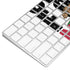 California White Block Magic Keyboard Skin