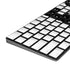 California White Block Magic Keyboard with Numeric Keypad Skin
