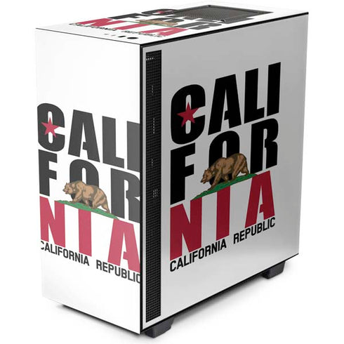 California White Block NZXT H510 Compact ATX Mid-Tower Case Skin